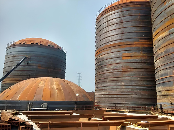 庐阳焦粉钢板仓